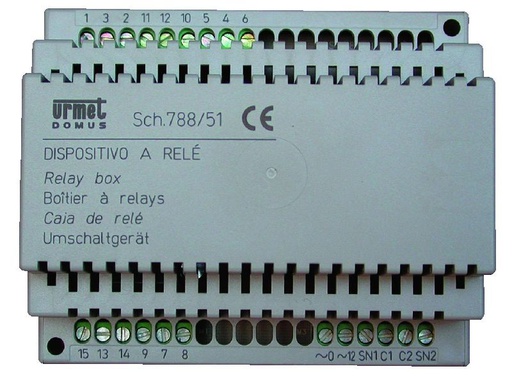 [URM788/51] Relais Commutation 2 Plaques Urmet 788/51