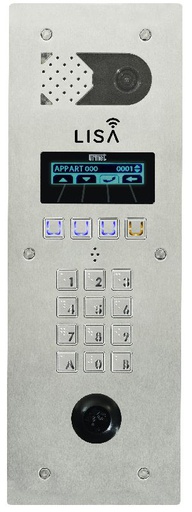 [URMDLISA/I] Platine Lisa 2L Inox Urmet DLISA/I