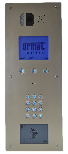 [URM98171110] Def Bibus Video 8L Inox Clav Vig Cvcl Urmet 98171110