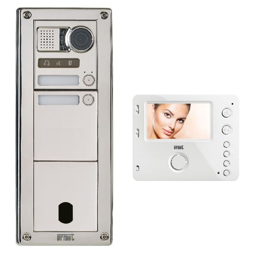 [URMKVSI83/02] Kit Video Sinth Inox 2 Bp 2V Urmet KVSI83/02