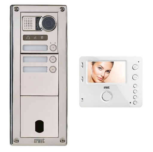 [URMKVSI83/03] Kit Video Sinth Inox 3 Bp 2V Urmet KVSI83/03