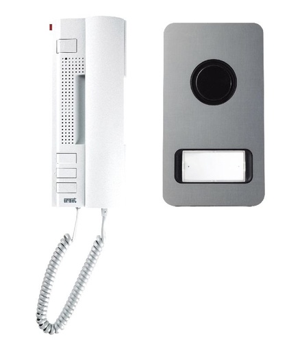 [URM1122/31] Kit Audio Mikra Alu 2 Fils Urmet 1122/31