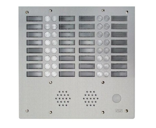 [URM7774/32] Plaque A.V Alu 6Mm 4R 32Bp Urmet 7774/32