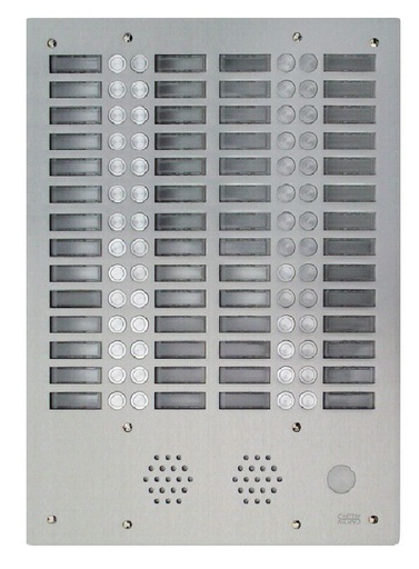 [URM7774/56] Plaque A.V Alu 6Mm 4R 56Bp Urmet 7774/56