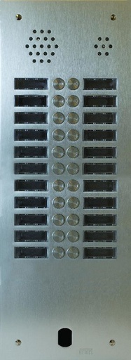 [URMA83/222M] Plaque Audio Alu 2R 22Bp 2Voice Complete Urmet A83/222M