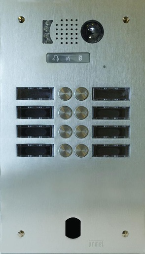 [URMV83/208] Plaque Video Alu 2R 8 Bp 2 Voice Urmet V83/208