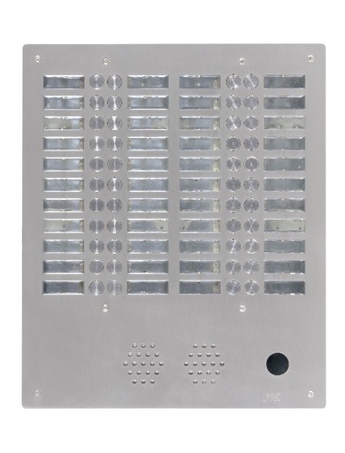 [URMAX4044] Plaque Inox 44Bp 4R Ptt Urmet AX4044