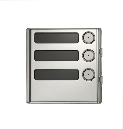 [URM1158/13] Module 3T Sinthesi Steel Urmet 1158/13