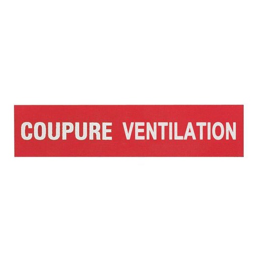 [LEG038031] Lot De 3 Etiquettes Coupure Ventilation Pour Coffret 90 legrand 038031