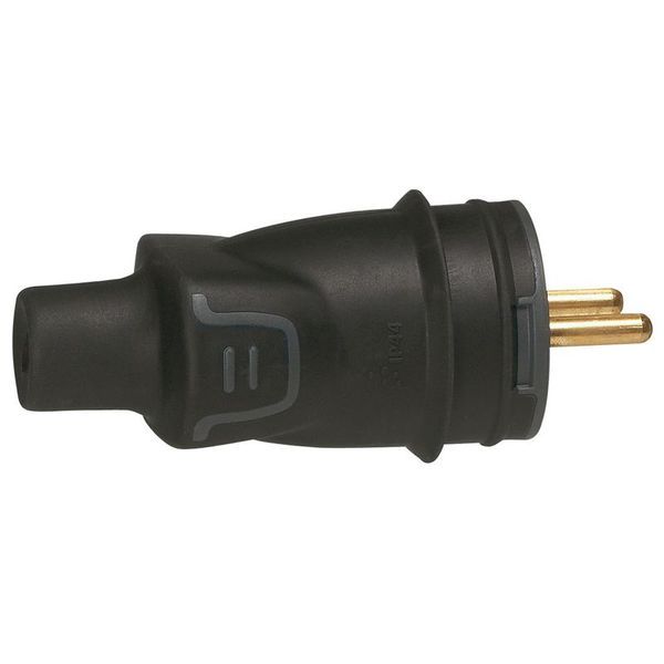 Fiche Borne À Vis 2P+T 16A Ik08 Ip44 À Sortie Droite Étiqu legrand 050114