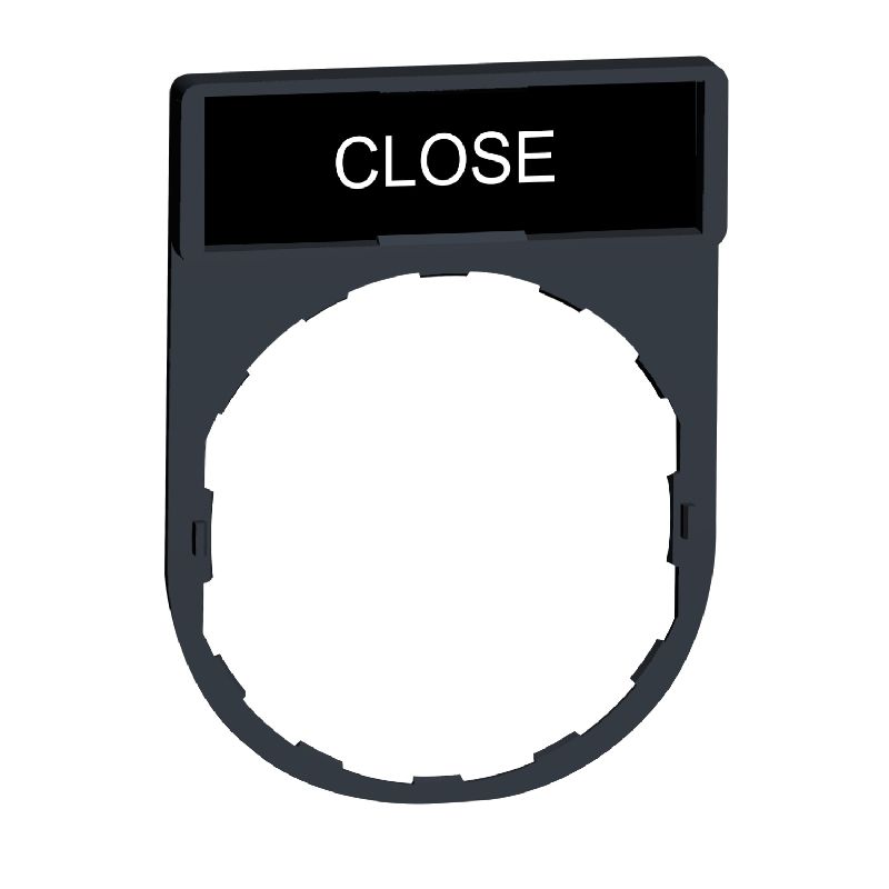 Harmony porte étiquette 30 x 40 mm standard - Ø22 ZBY2314