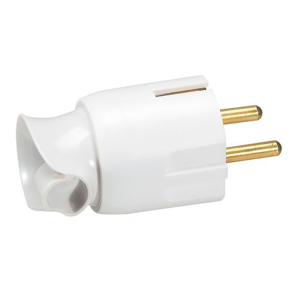 Fiche Plastique 2P+T 16A À Orientation Du Câble Blanc legrand 050172