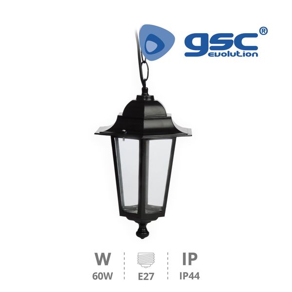 Applique suspendue de jardin Aluminium E27 60W - N | 000700074