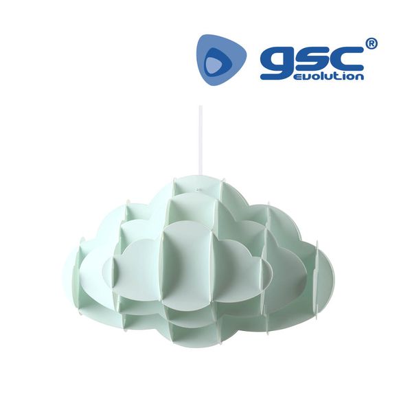 Lampe à pendentif Kapua E27 vert menthe | 204400005