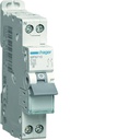 Disjoncteur Phase + Neutre 10A 3kA Courbe C bornes à vis 1 Module MFN710