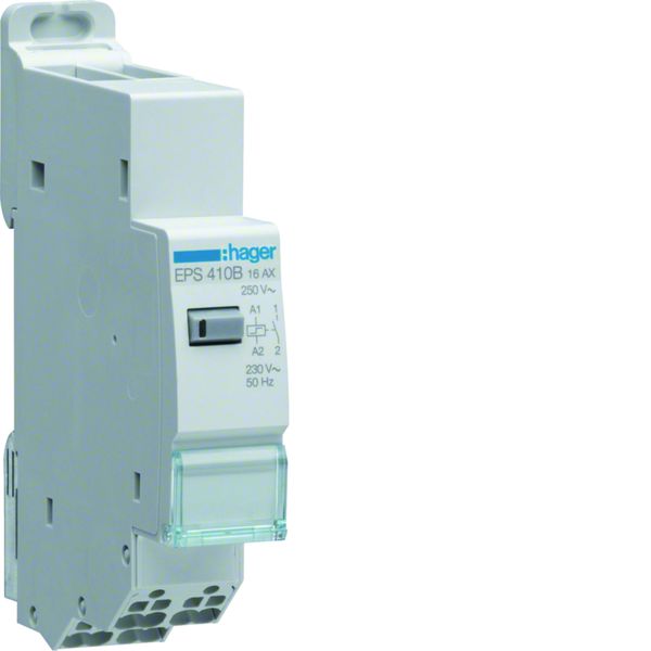 Télérupteur électronique silencieux 1F 230V SanVis 16A 1 module EPS410B
