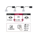 ENC Choose Coin x3 3-Step-Dim 3x6W 470lm 2700K 230V 51mm