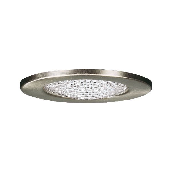 Enc. Meuble Verre structuré max.20W 12V G4 66mm Acier bros./Tôle d´acier/Verre