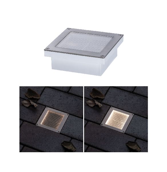 Enc de sol Outdoor Solar Aron IP67 3000K Détecteur de mouv Métal 5/40lm 10*10cm