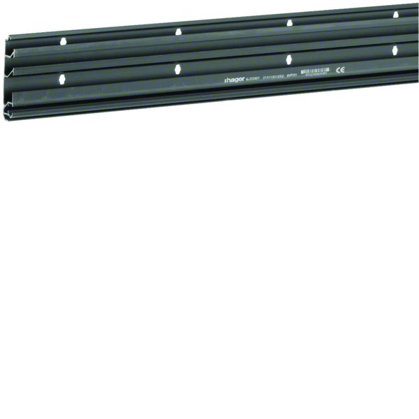 Socle pour plinthe SL 20x80mm Noir SL200801