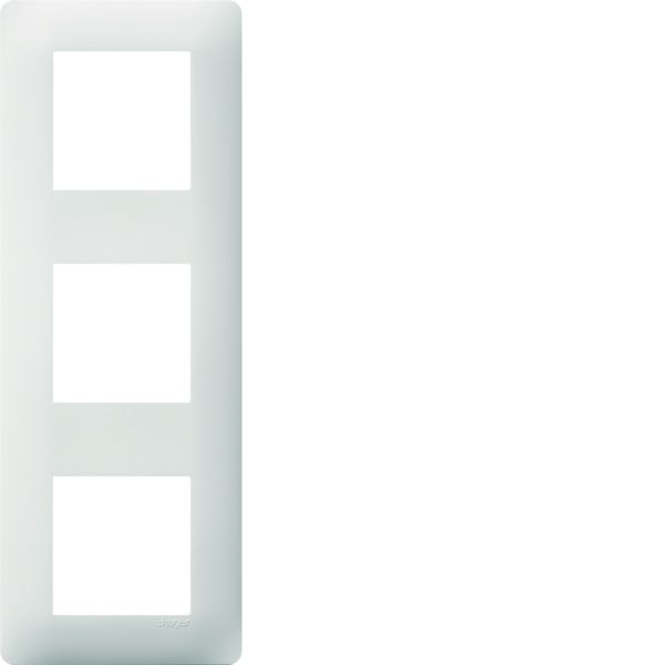 Plaque de finition Essensya 3 postes Pure WE403
