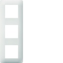 Plaque de finition Essensya 3 postes Pure WE403