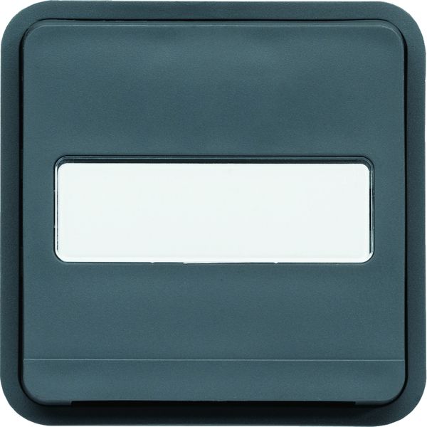 cubyko Prise 2P+T avec porte-étiquette associable gris IP55 WNA104