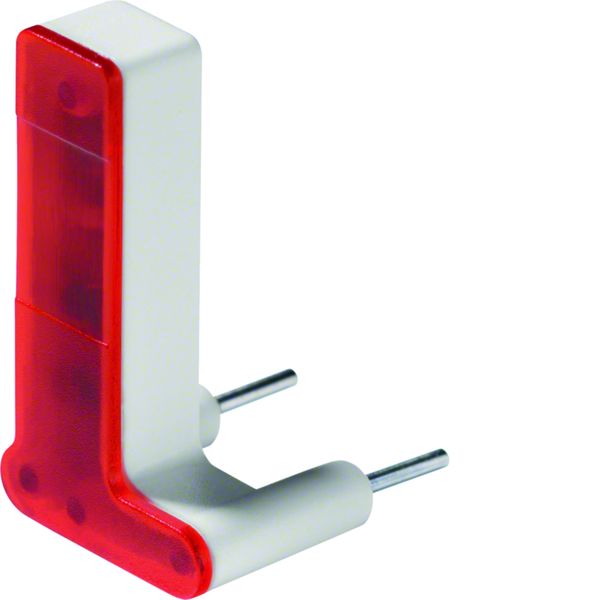cubyko lampe enfichage pour témoin forme &quot;L&quot; 250V rouge WUZ691