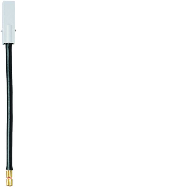 Câble de raccordement, 120mm, noir, 6mm²,avec fiche, pour Répartiteur multifiche KZ002