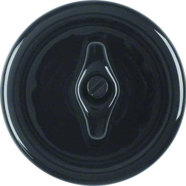 1930 Enjo+manette rotativ noir Porcelaine by Rosenthal WMV785N