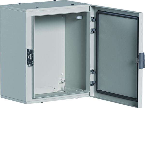 Coffret métallique porte pleine orion plus IP65 IK10 350x300x200mm Gris clair FL105A