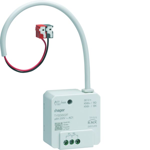 micromodule filaire 2 sorties 6A ON/OFF et volet, Easy/ETS, fonction KNX Secure TYBS602F