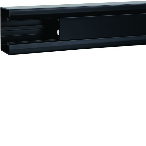 Goulotte d'installation GBD 50x85mm 1 compartiment PVC noir GBD5008509011