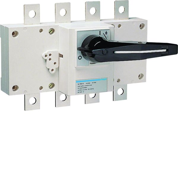Interrupteur coupure apparente 4P In250A Ue380 - 415Vac Poignée rotative longue HA454