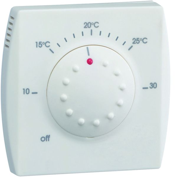 Thermostat ambiance électronique semi-encastré chauf eau ch entrée abaiss 230V 25111