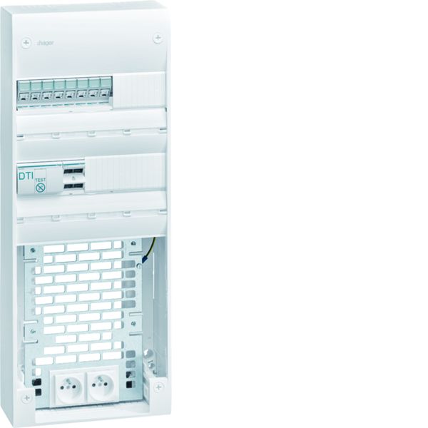 Coffret VDI Gamma+ 2 rangées 26 modules 8xRJ45 + platine Grade 3TV TN425