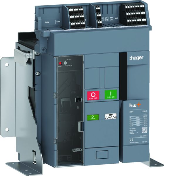 Disjoncteur Ouvert HW1 55kA 1250A 3P Fixe pour TU sentinel HW1M312FB
