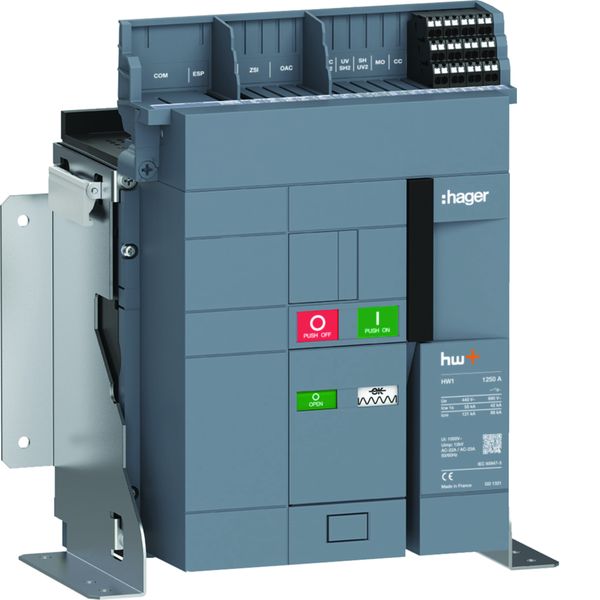 Interrupteur Ouvert HW1 1250A 3P Fixe HW1W312FS