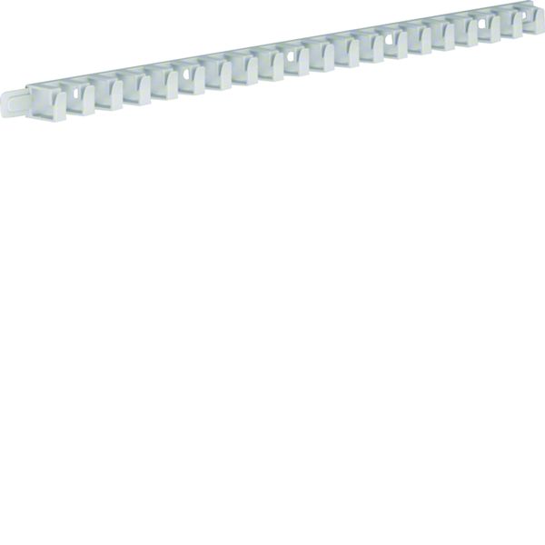 Goulotte de câblage flexible Polyamide sans halogene 10mm L=0,25m gris clair M5690