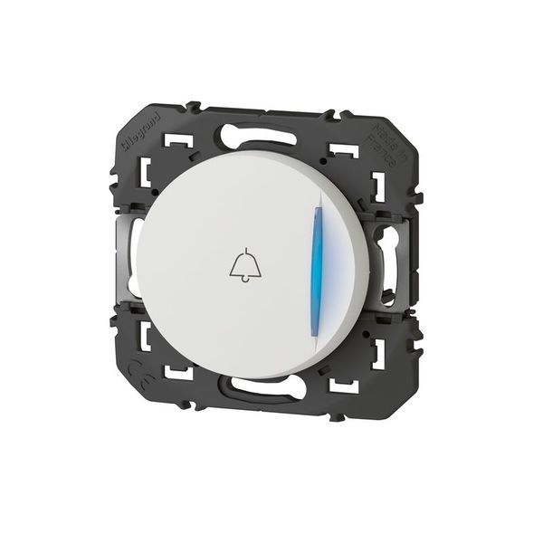 Poussoir Simple Voyant Lumineux Marquage Sonnette Dooxie 6A legrand 600018