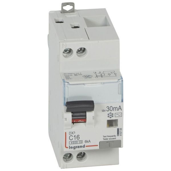 Disjoncteur Diff Dx³ 4500 Vis/Vis -U+N 230V~ 16A Typeac 30 legrand 410705