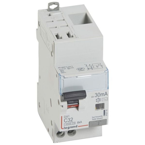 Disjoncteur Diff Dx³ 4500 Auto/Vis U+N 230V~ 32A Typeac legrand 410716