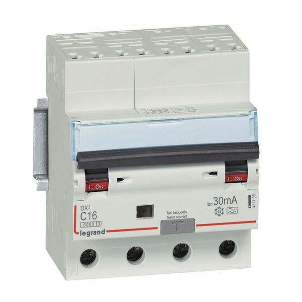Disjoncteur Diff Dx³ 6000-Auto/Vis- 4P 400V~ -16A -Type A 30 legrand 411195