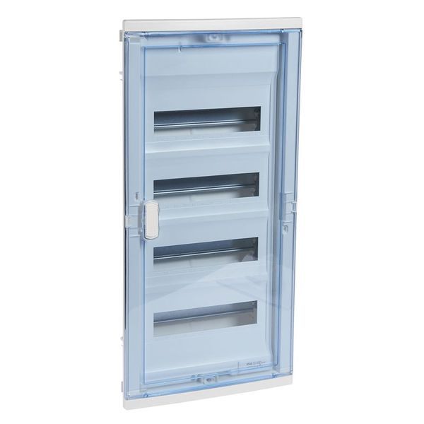 Coffret Nedbox Encastre 4Rx12M Porte Plastique Transparente legrand 001524