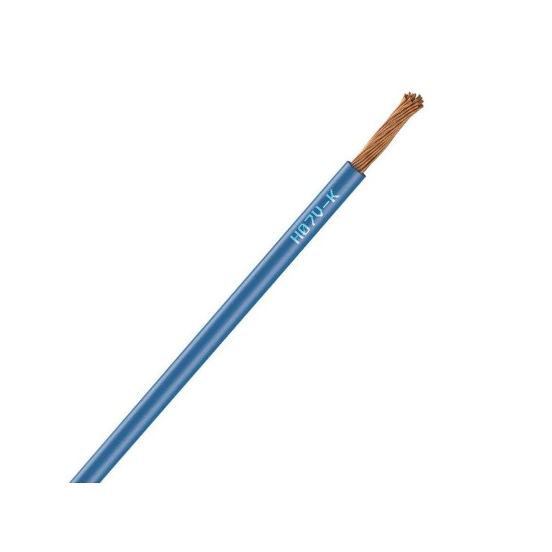 Fil électrique H05VK 0.75 mm2 souple bleu - couronne de 100m
