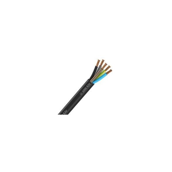 Câble électrique U-1000 R2V 5G35 mm2 cuivre rigide noir - touret de 50m