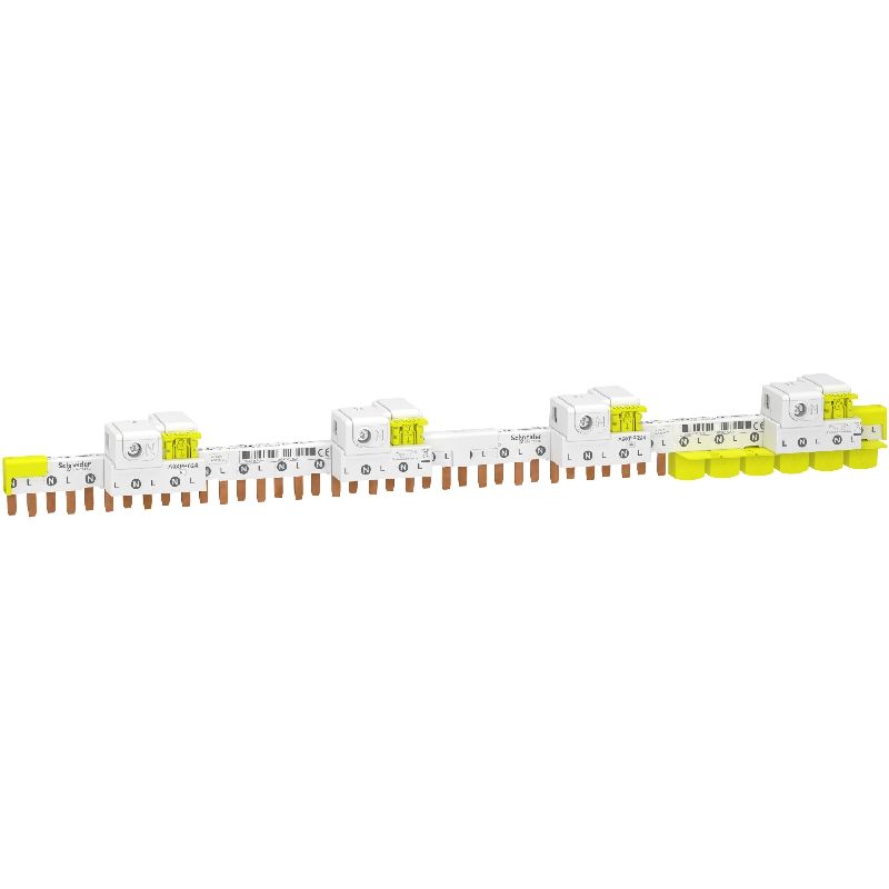 Acti9 iDT40 - peigne avec connecteur - 1P+N - 24 m A9XPP624