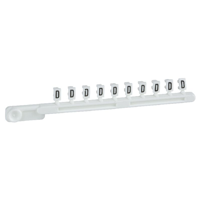 AB1 - repère encliquetable blanc - 25 bandes de 10 AB1GD