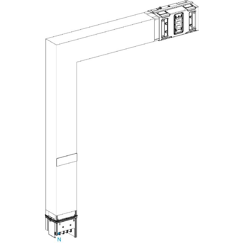 Canalis KSA - coude spéc. coupe feu 630A mont. bas KSA630DLF43F