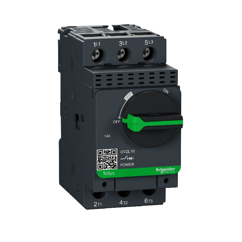 TeSys GV2L - disjoncteur moteur - 14A - 3P 3d - dé GV2L16